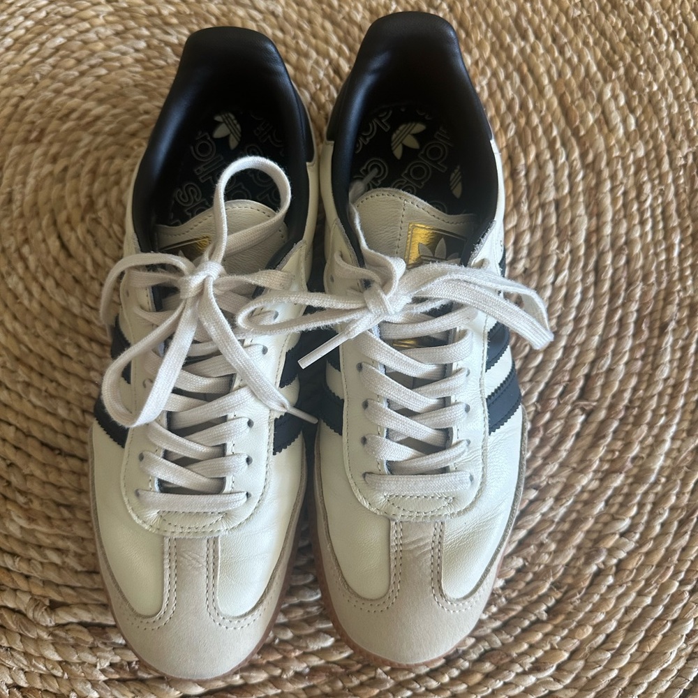 adidas White and Black Sneakers - Picture 3 of 8
